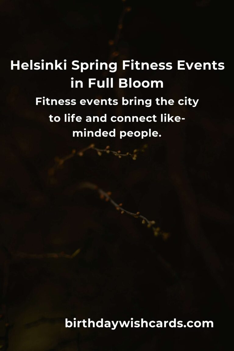 Feel Alive Again: The Best Spring Fitness Events in Helsinki to Reignite Your Passion for Movement