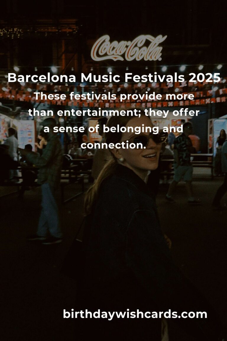 Feel the Rhythm: Anticipating Barcelona’s 2025 Music Festivals