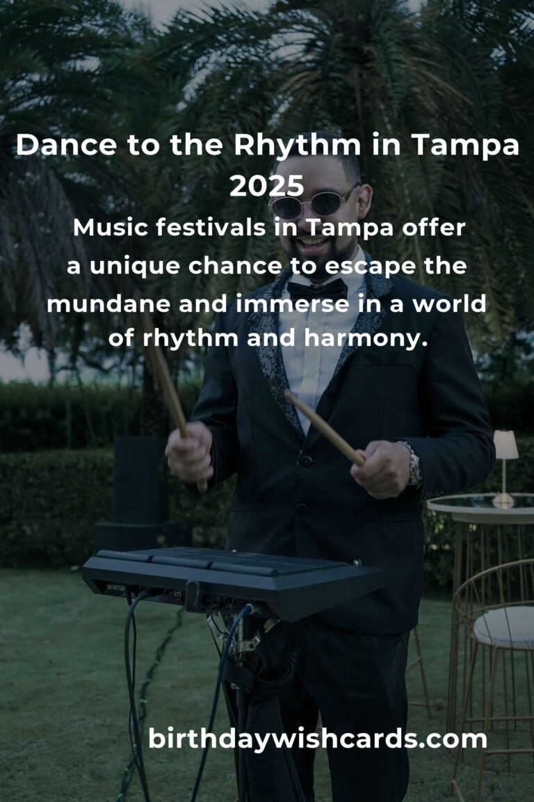 Feel the Rhythm: Discover Upcoming Music Festivals in Tampa 2025