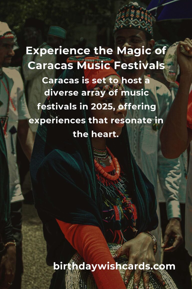 Feel the Rhythm: Discover the Upcoming Music Festivals in Caracas for 2025