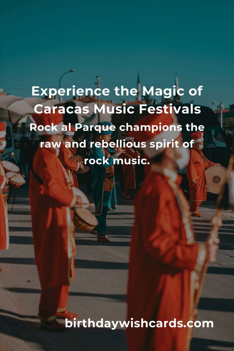 Feel the Rhythm: Discover the Upcoming Music Festivals in Caracas for 2025