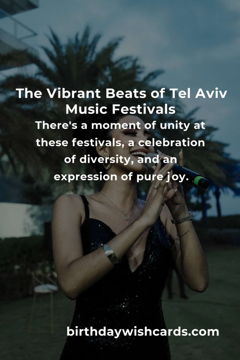 Feel the Rhythm: Discover the Upcoming Music Festivals in Tel Aviv for 2025