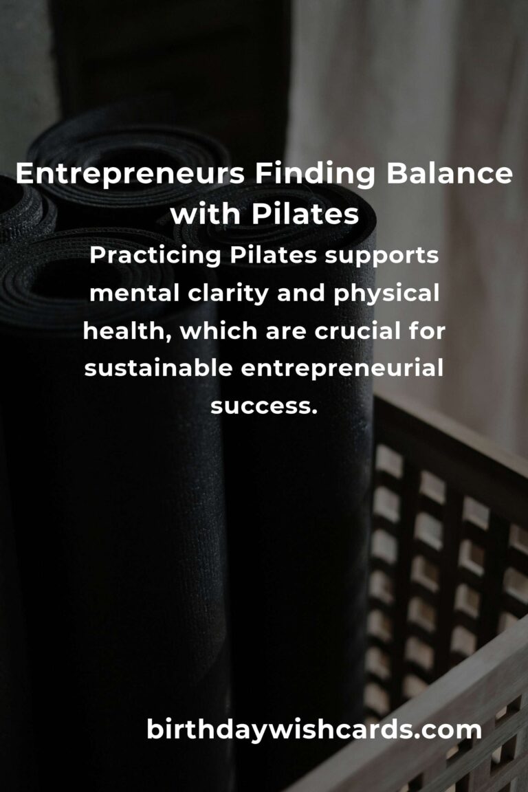 Finding Balance: A Home Pilates Routine for the Busy Entrepreneur