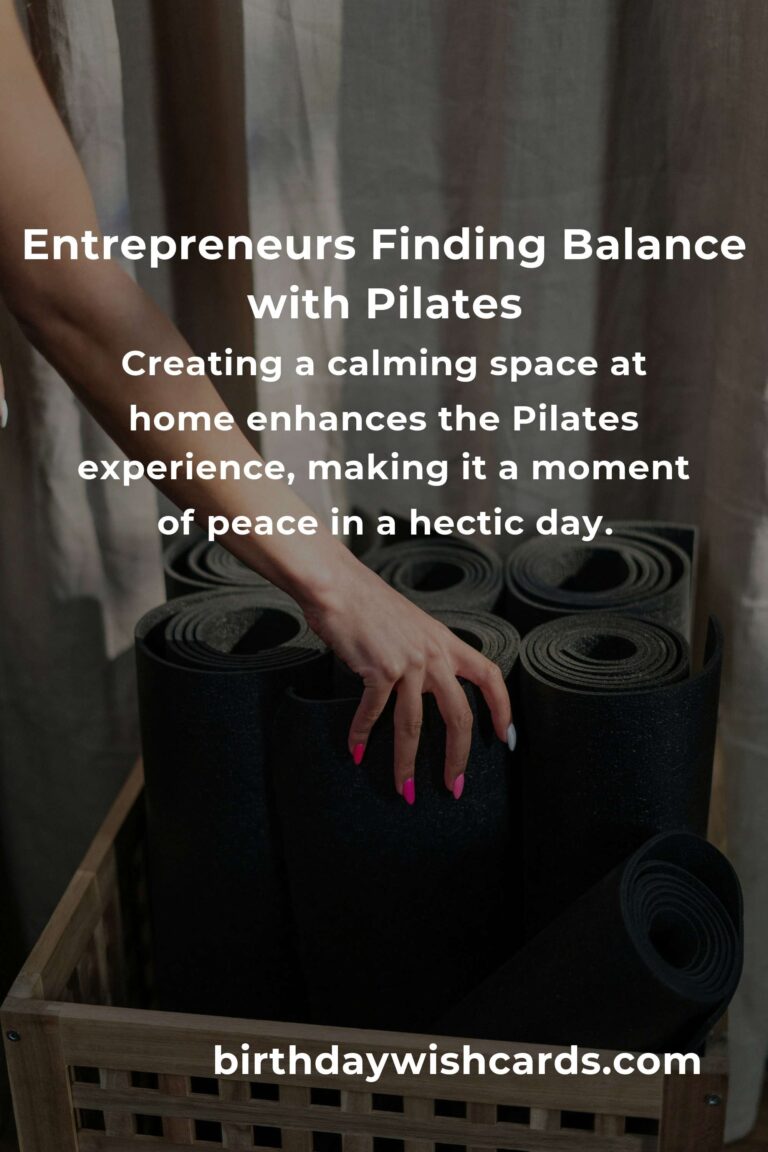 Finding Balance: A Home Pilates Routine for the Busy Entrepreneur
