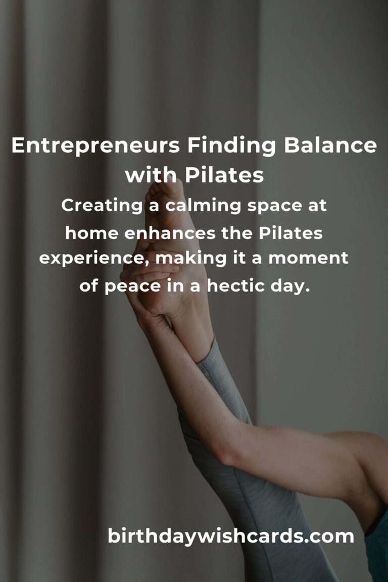 Finding Balance: A Home Pilates Routine for the Busy Entrepreneur