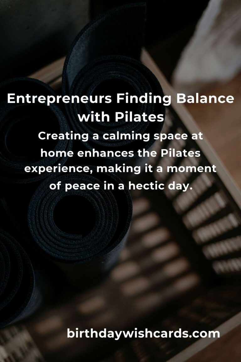 Finding Balance: A Home Pilates Routine for the Busy Entrepreneur