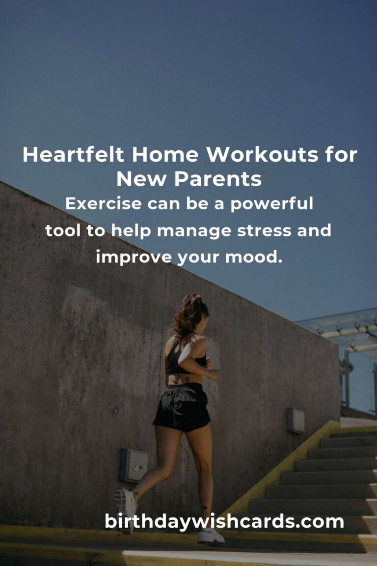 Finding Balance: Heartfelt Home Cardio Workouts for New Parents