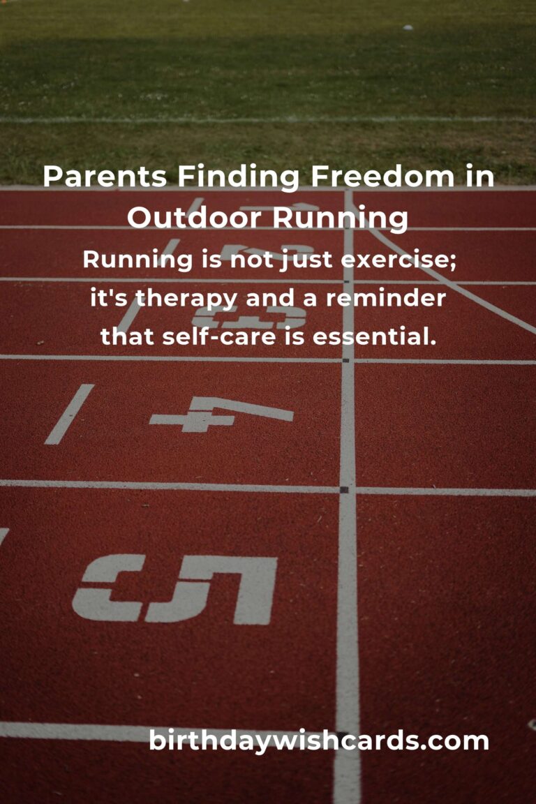 Finding Freedom: Crafting an Outdoor Running Routine for Busy Parents