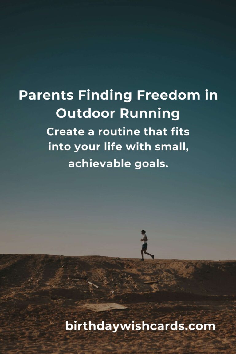 Finding Freedom: Crafting an Outdoor Running Routine for Busy Parents