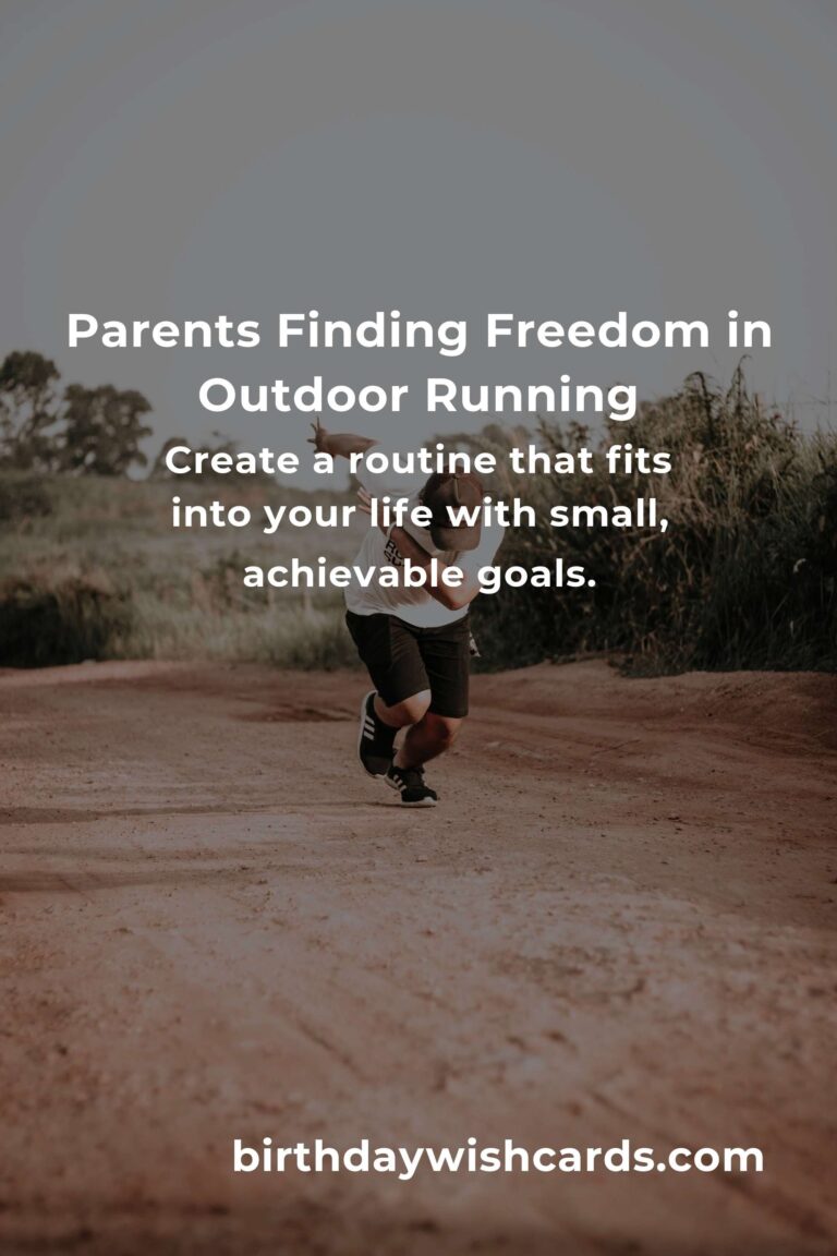 Finding Freedom: Crafting an Outdoor Running Routine for Busy Parents