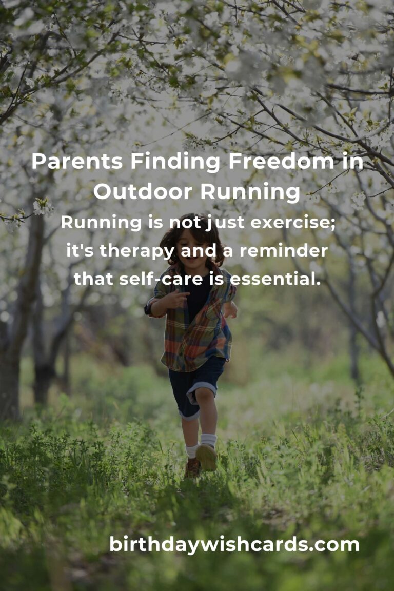 Finding Freedom: Crafting an Outdoor Running Routine for Busy Parents