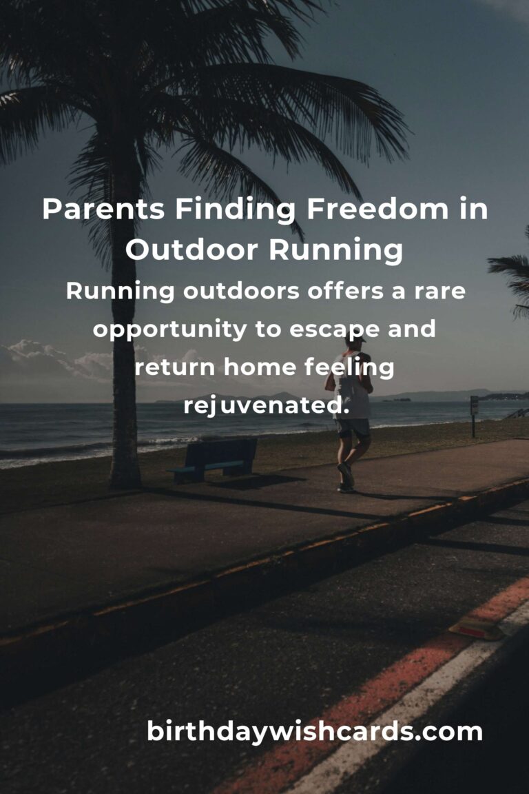 Finding Freedom: Crafting an Outdoor Running Routine for Busy Parents