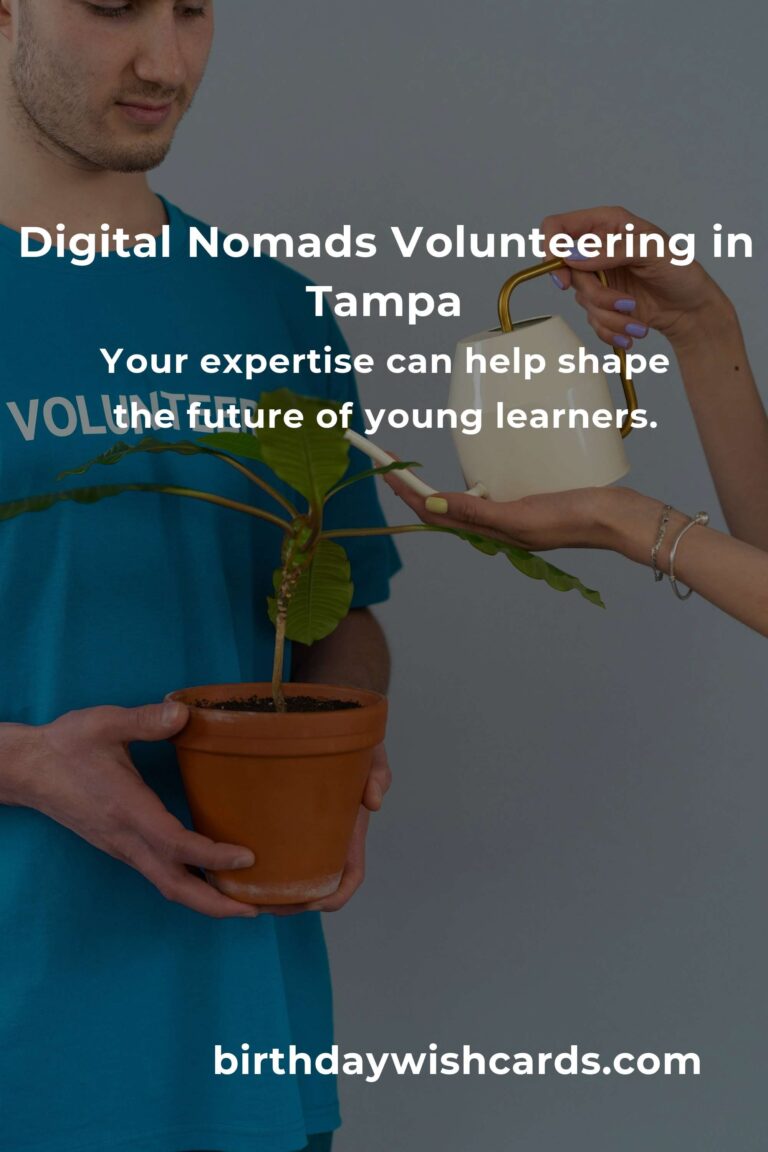 Finding Heartfelt Connections: Volunteer Opportunities for Digital Nomads in Tampa