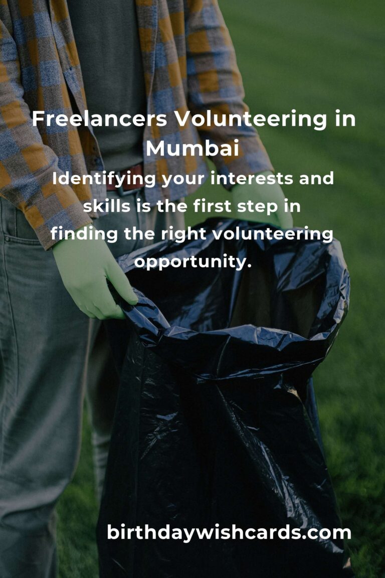 Finding Heartfelt Volunteer Opportunities for Freelancers in Mumbai