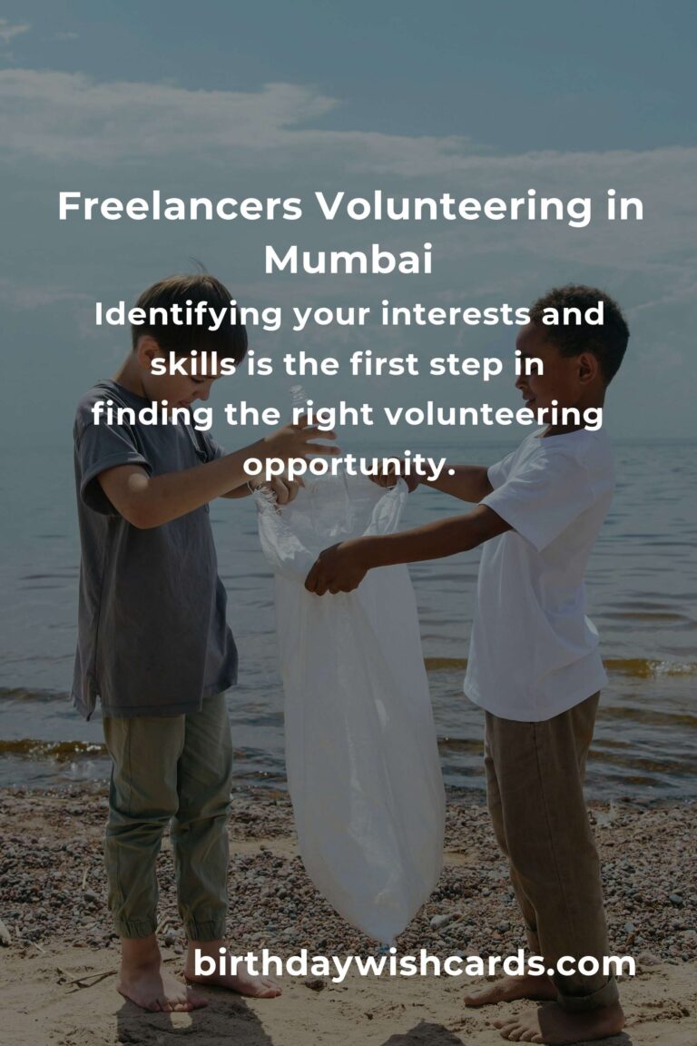 Finding Heartfelt Volunteer Opportunities for Freelancers in Mumbai