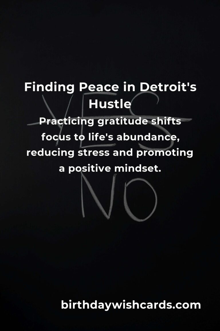 Finding Mental Clarity in the Hustle of Detroit: Daily Habits to Transform Your Life
