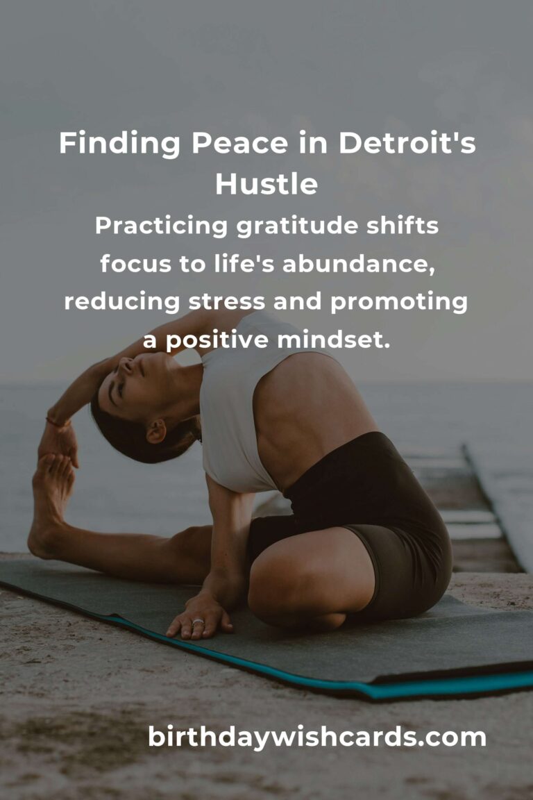 Finding Mental Clarity in the Hustle of Detroit: Daily Habits to Transform Your Life