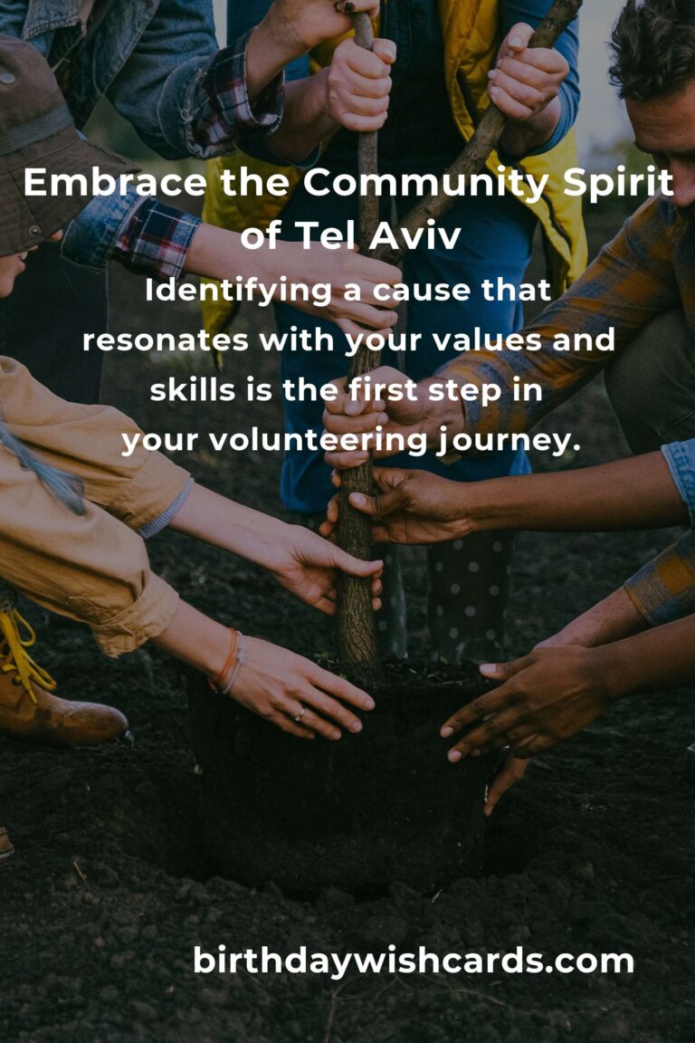 Finding Purpose: A Heartfelt Guide to Volunteering in Tel Aviv for Professionals