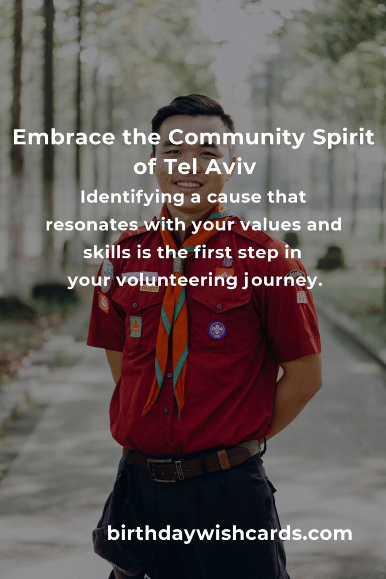 Finding Purpose: A Heartfelt Guide to Volunteering in Tel Aviv for Professionals