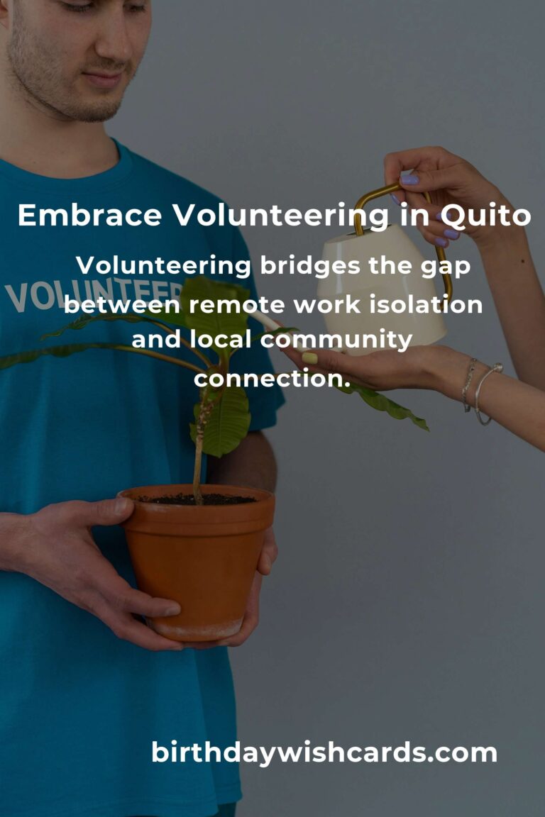 Finding Purpose: How Remote Workers Can Start Volunteering in Quito