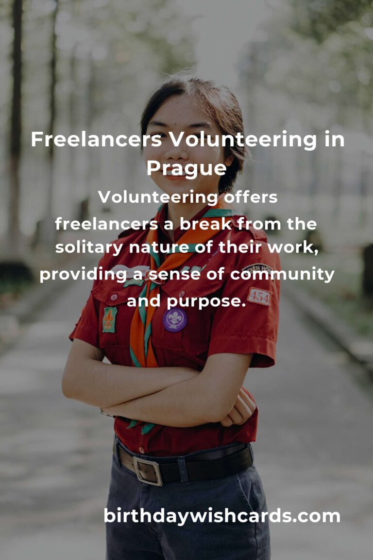 Finding Purpose: Volunteer Opportunities for Freelancers in Prague