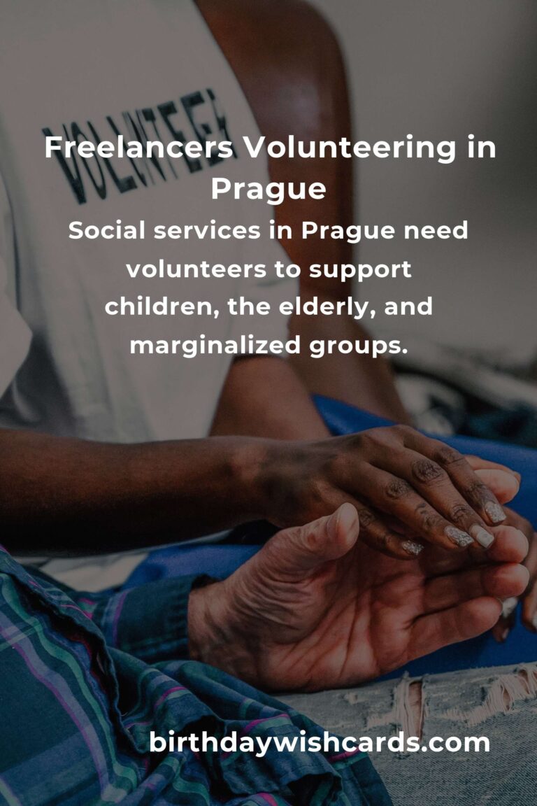 Finding Purpose: Volunteer Opportunities for Freelancers in Prague
