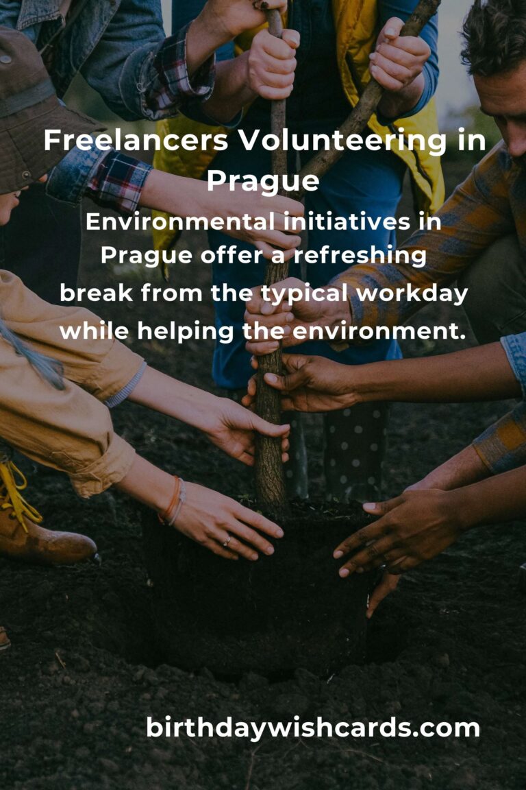 Finding Purpose: Volunteer Opportunities for Freelancers in Prague
