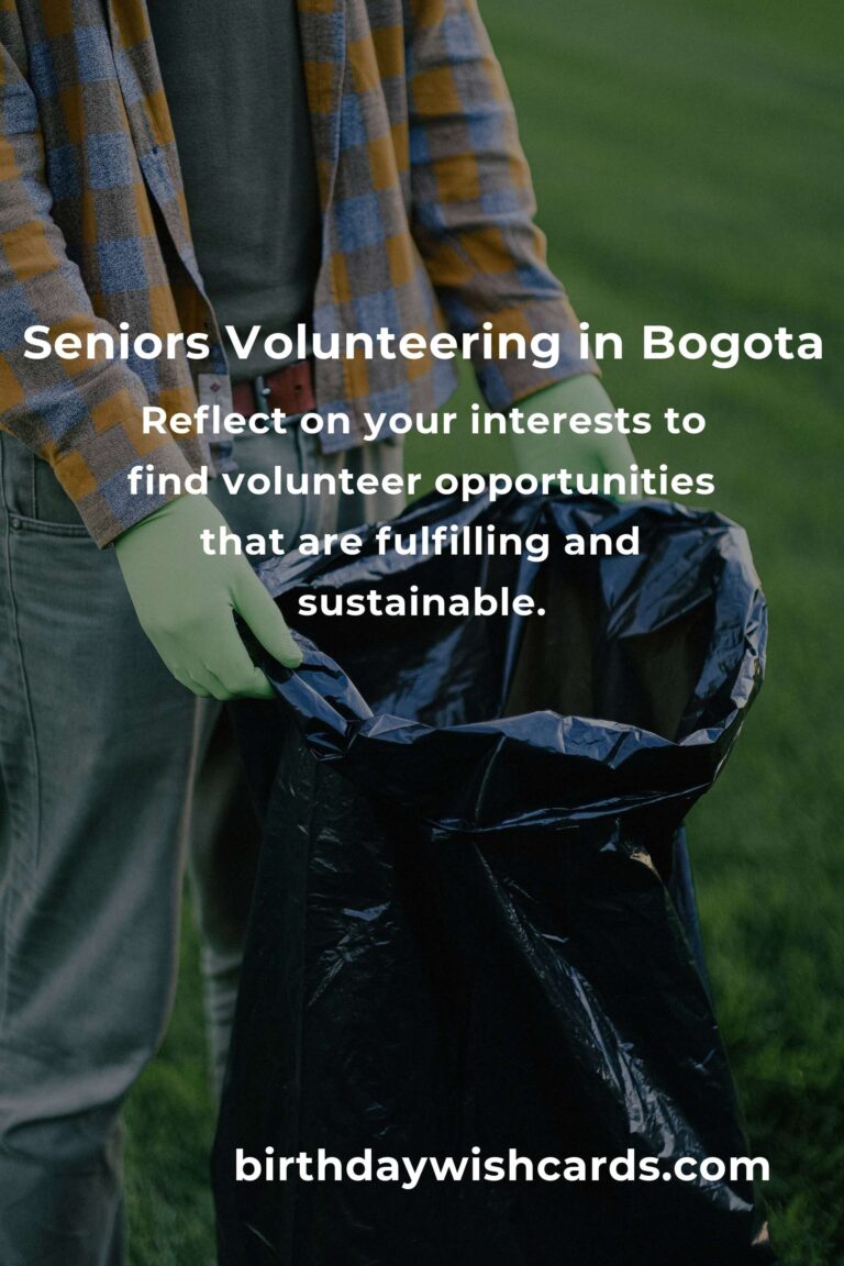 Finding Purpose and Connection: A Senior's Guide to Volunteering in Bogota