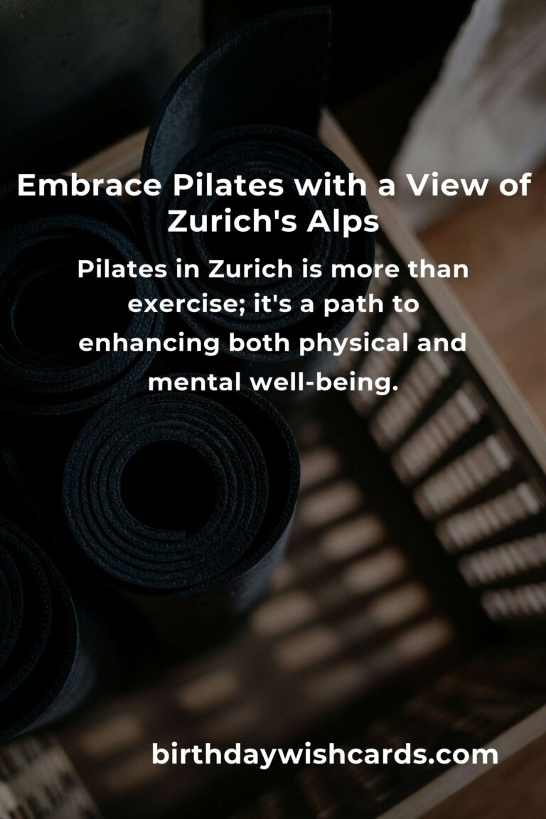 Finding Your Flow: A Beginner’s Guide to Embracing Pilates in Zurich