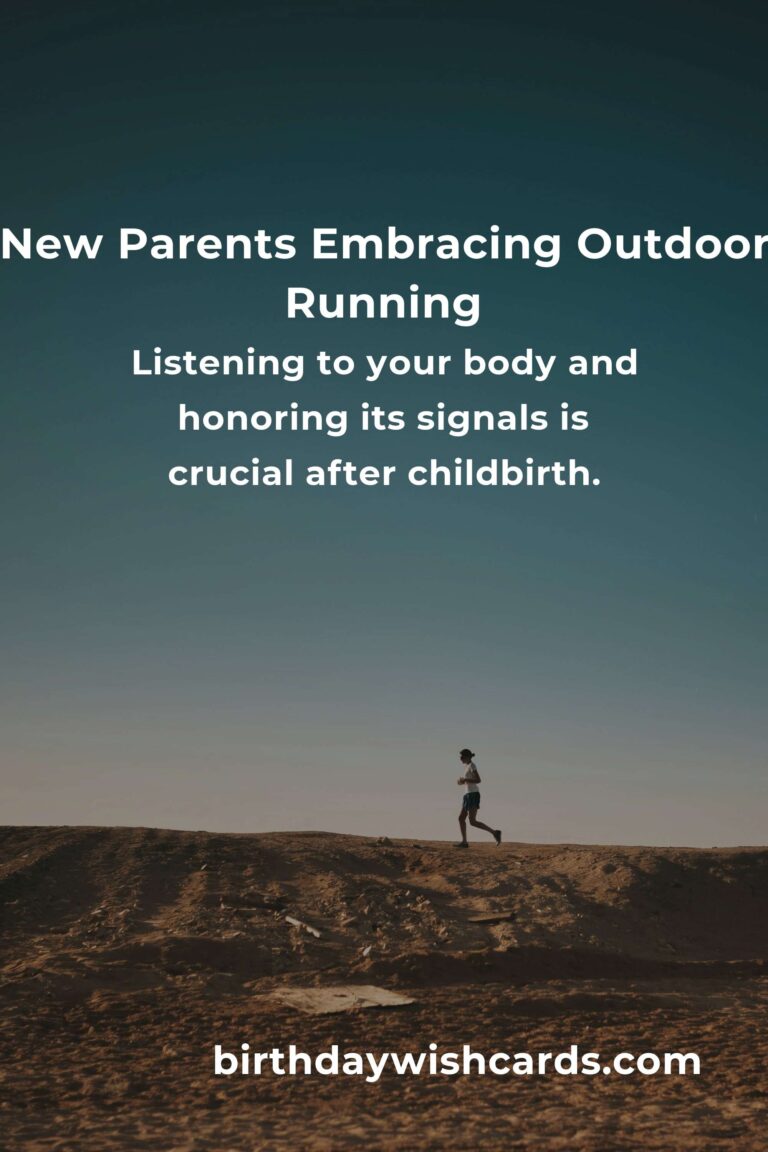Finding Your Stride: A Heartfelt Guide to Outdoor Running for New Parents