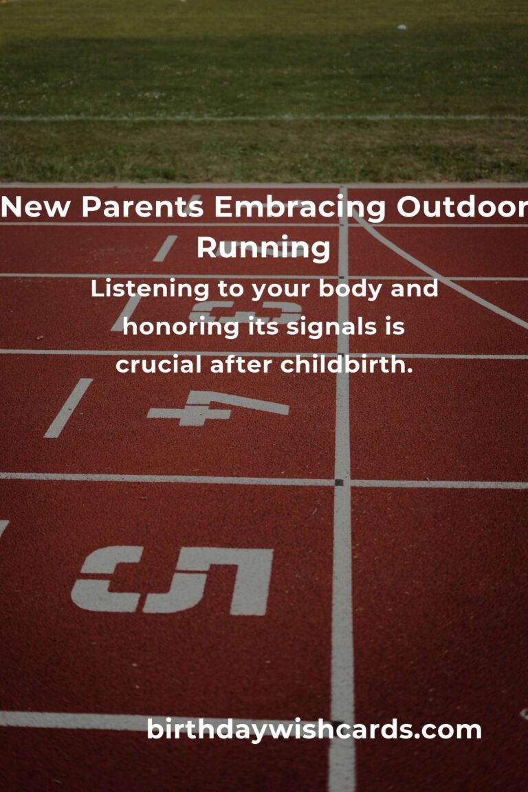 Finding Your Stride: A Heartfelt Guide to Outdoor Running for New Parents