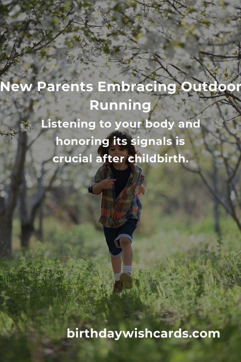 Finding Your Stride: A Heartfelt Guide to Outdoor Running for New Parents