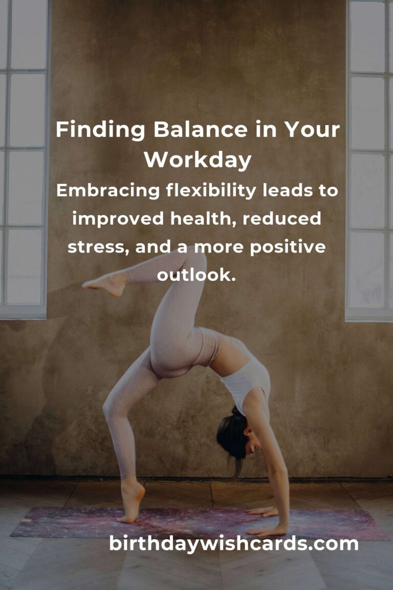 Flexibility for Busy Professionals: Finding Balance in Your Workday