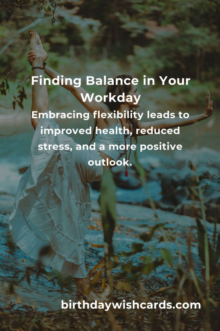 Flexibility for Busy Professionals: Finding Balance in Your Workday