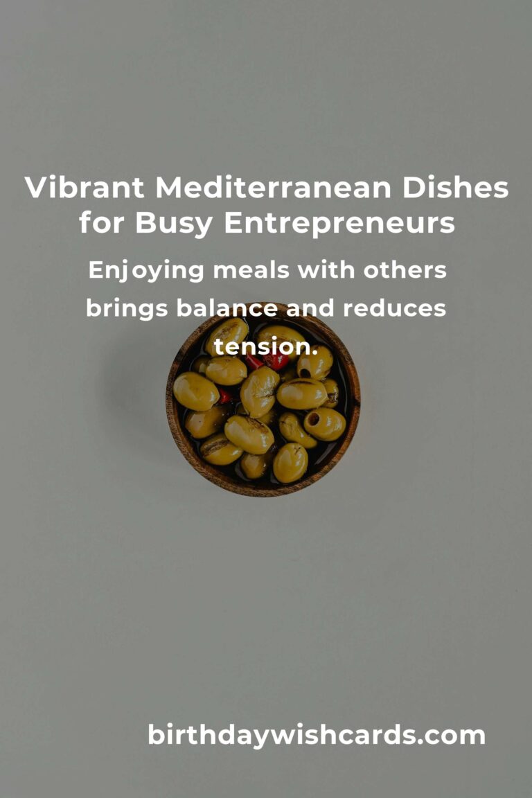 Fuel Your Ambition: The Healthy Mediterranean Diet Every Entrepreneur Needs