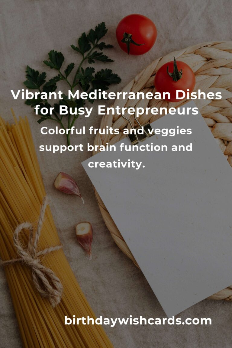 Fuel Your Ambition: The Healthy Mediterranean Diet Every Entrepreneur Needs