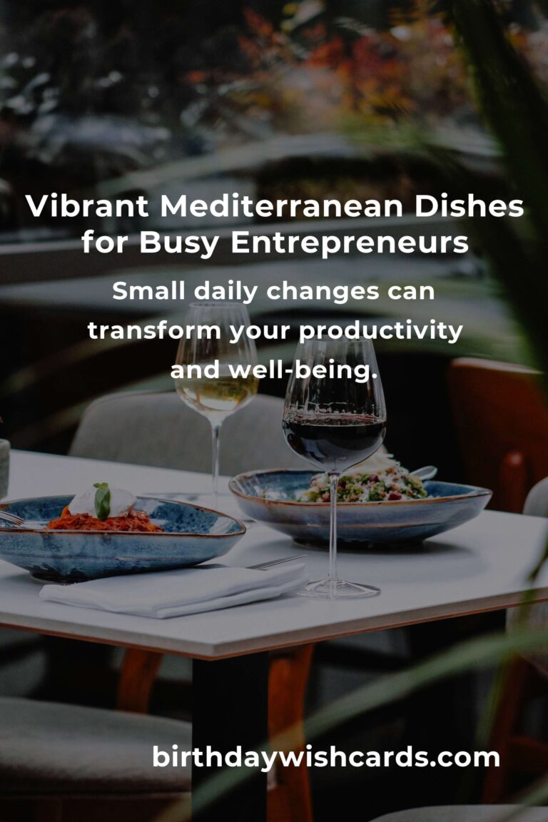 Fuel Your Ambition: The Healthy Mediterranean Diet Every Entrepreneur Needs