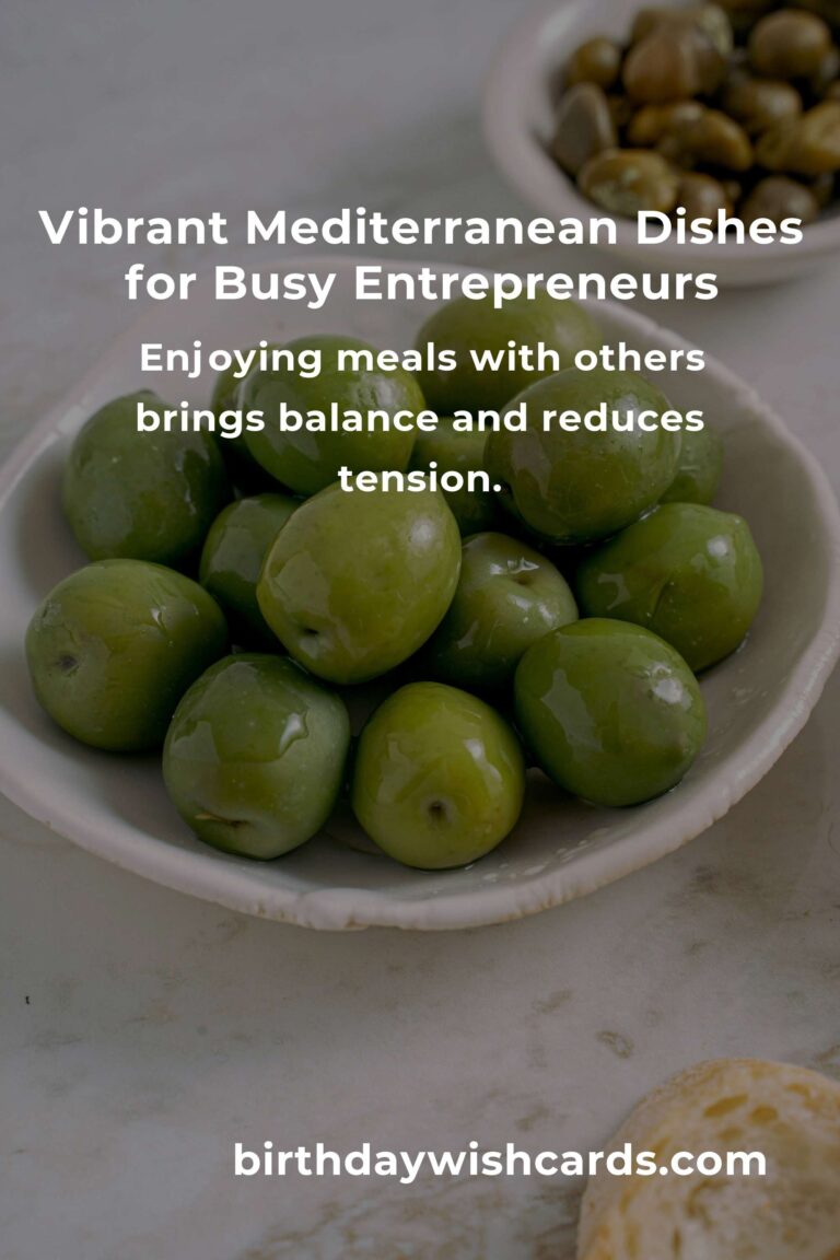 Fuel Your Ambition: The Healthy Mediterranean Diet Every Entrepreneur Needs