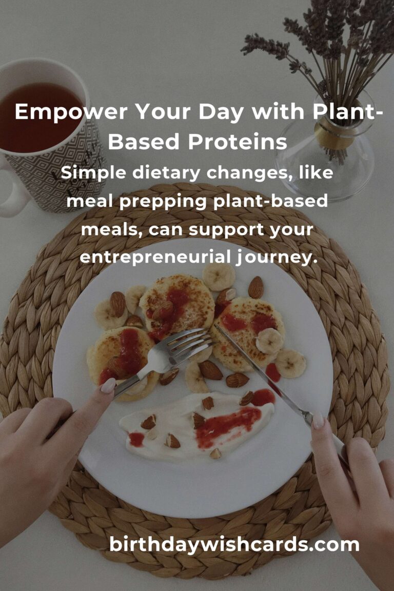 Fuel Your Ambitions: The Power of Plant-Based Proteins for Entrepreneurs