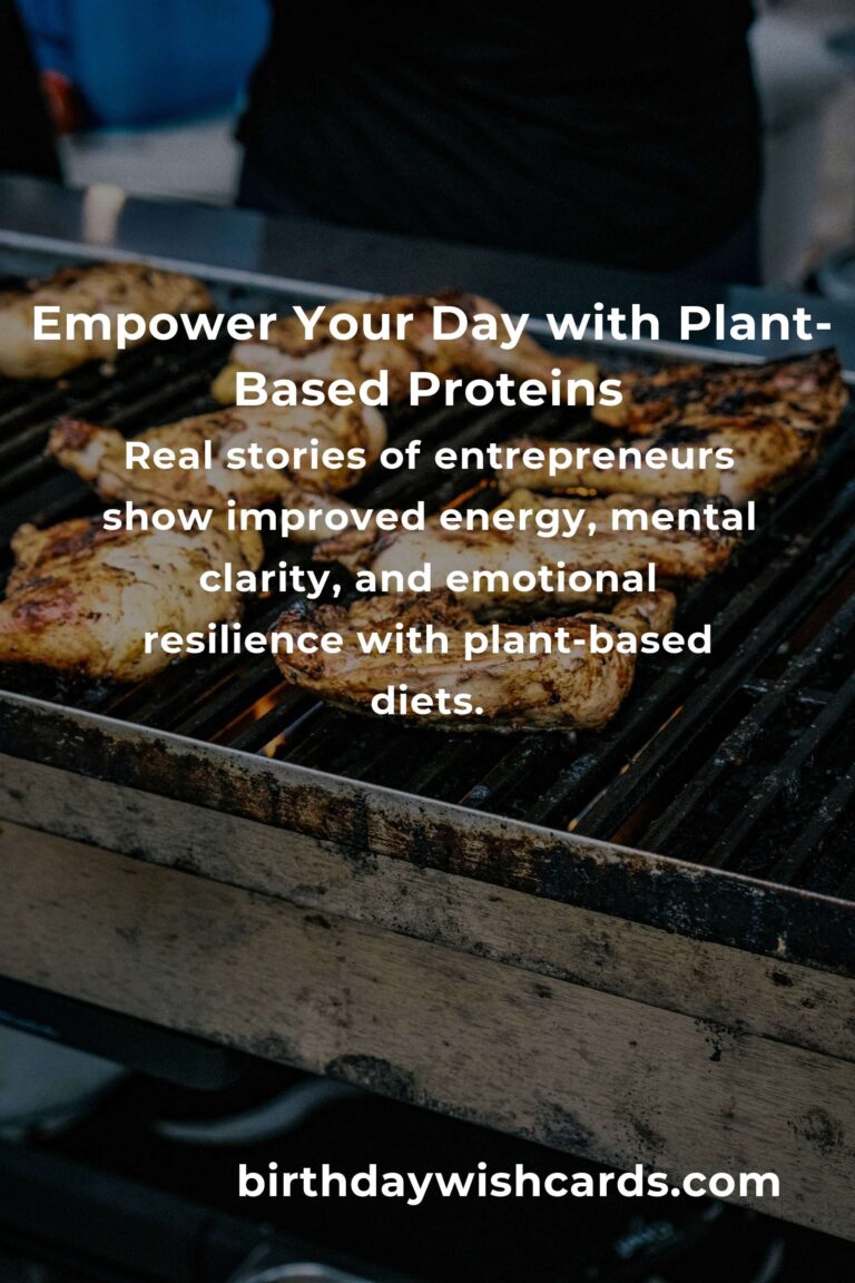 Fuel Your Ambitions: The Power of Plant-Based Proteins for Entrepreneurs