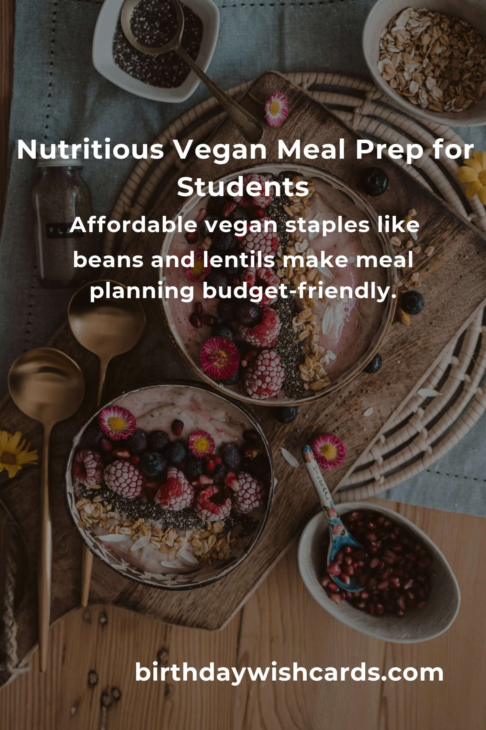 Fueling Your Future: Heartfelt and Healthy Vegan Meals for Students