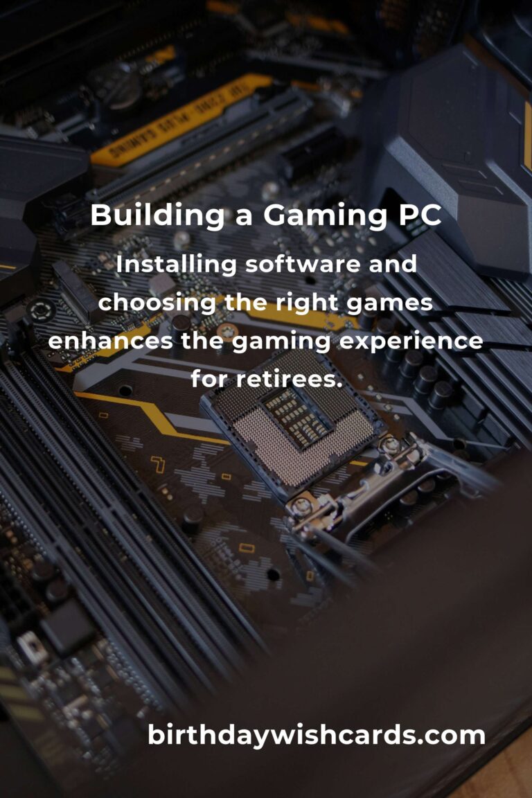 Gaming PC Build: Complete Guide for Retirees