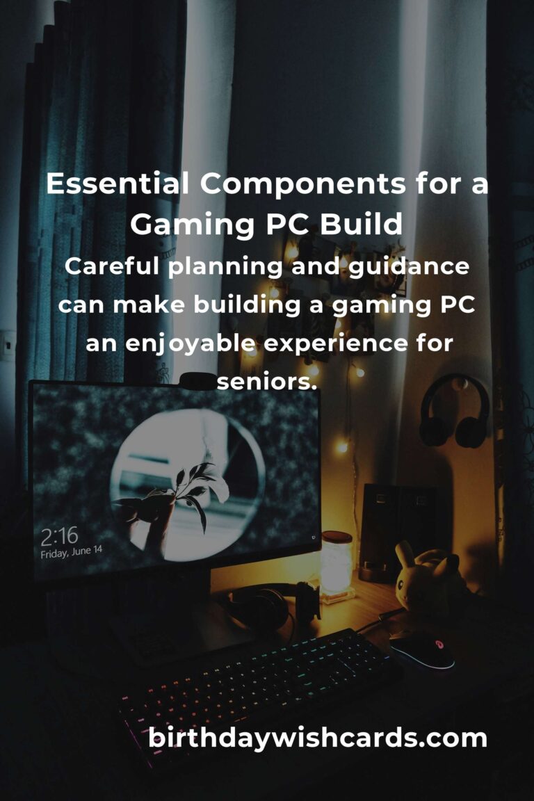Gaming PC Build: Complete Guide for Seniors