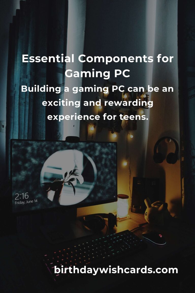 Gaming PC Build: Complete Guide for Teens