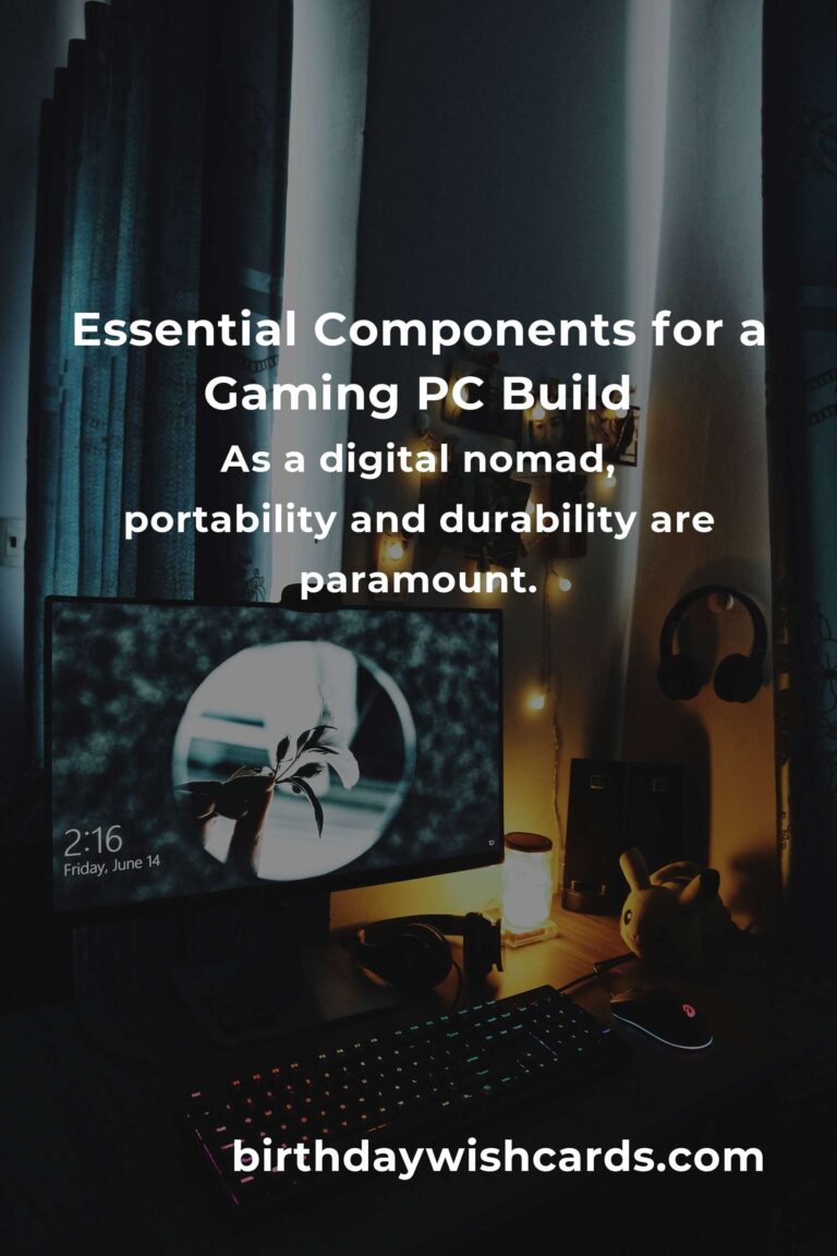 Gaming PC Build: The Ultimate Guide for Digital Nomads
