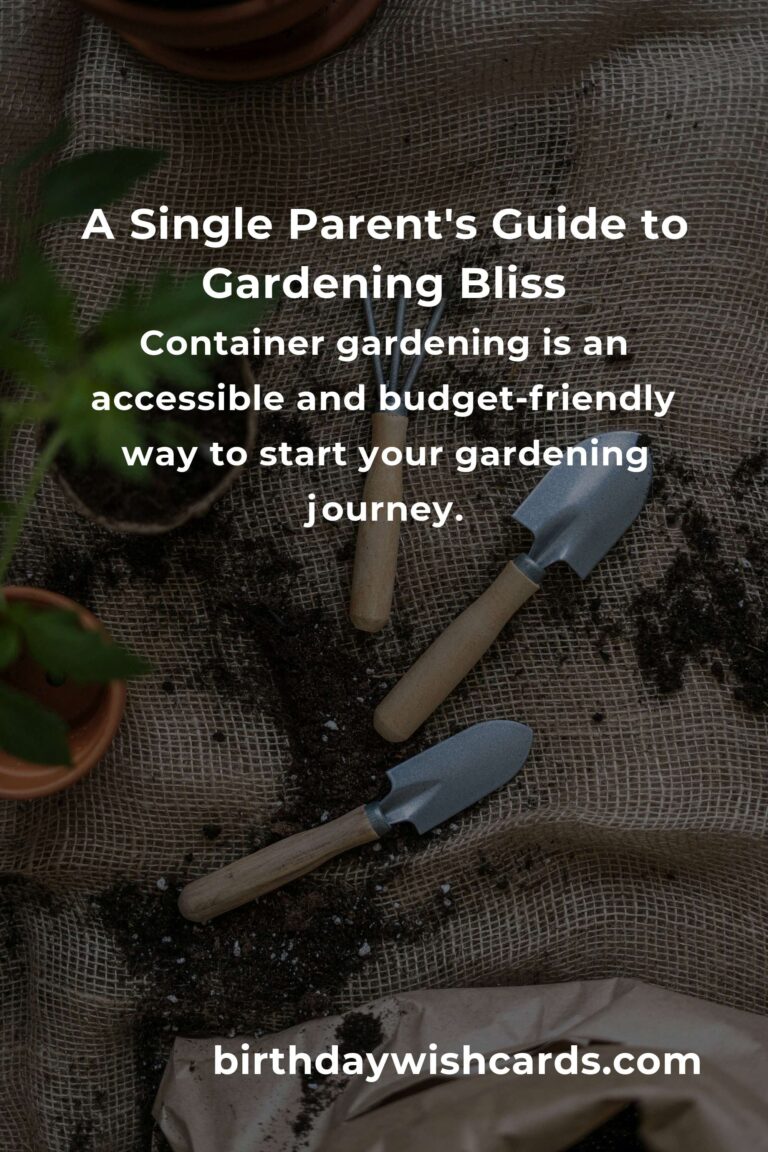 Garden Planter Ideas: Transform Your Space as a Single Parent