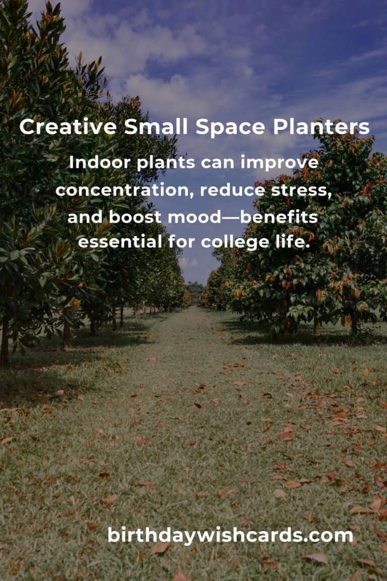 Garden Planter Ideas for College Students: Growing Joy in Small Spaces