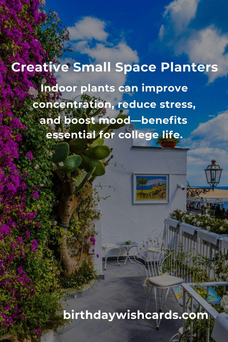 Garden Planter Ideas for College Students: Growing Joy in Small Spaces