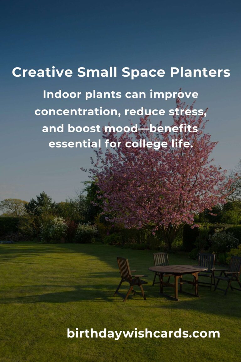 Garden Planter Ideas for College Students: Growing Joy in Small Spaces