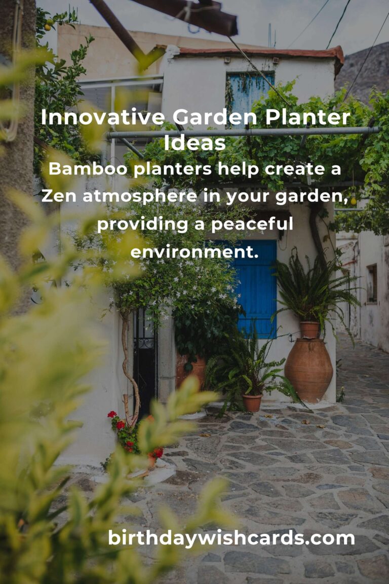 Garden Planter Ideas for Fitness Enthusiasts: Enhance Your Outdoor Workout Space